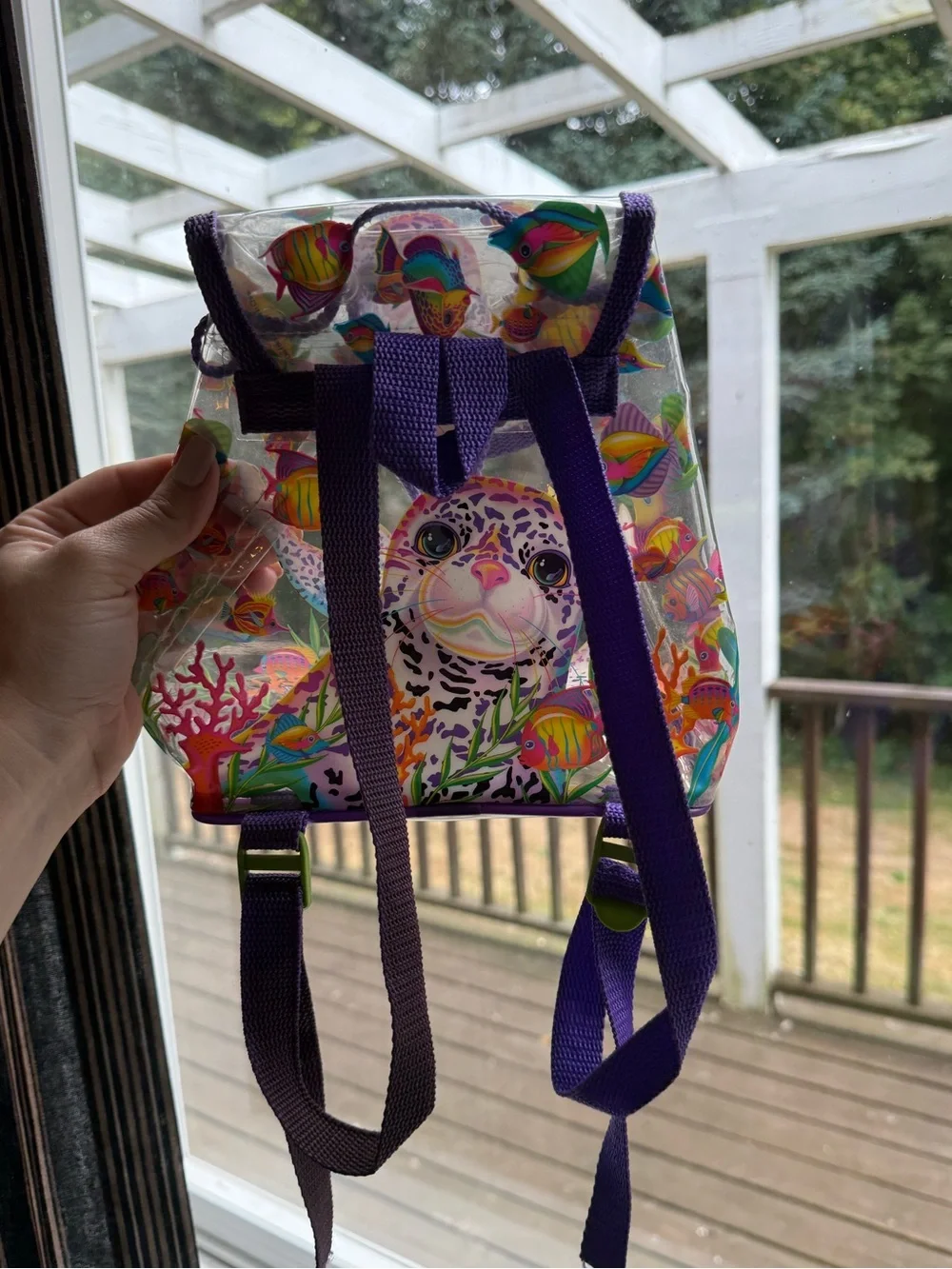 Lisa Frank Rainbow Leopard Seals Bag